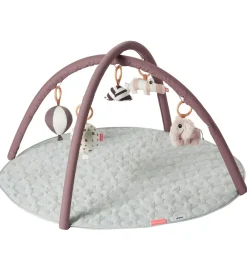 Done by Deer Aktivitetsstativer|Aktivitetstæppe - Quiltet - Mørk Rosa