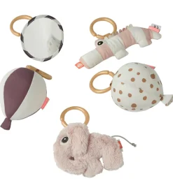 Done by Deer Aktivitetsstativer|Aktivitetstæppe - Quiltet - Mørk Rosa