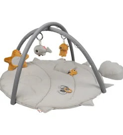 Done by Deer Legetæpper Og Legegulve|Aktivitetsstativer>Aktivitetstæppe - Sea Friends - Grå