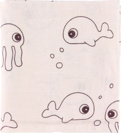 Done by Deer Babysvøb>Babysvøb - 120x120 - 2 stk - Sea Friends - Pudder