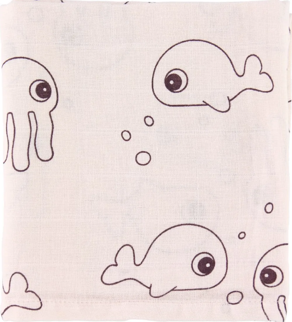 Done by Deer Babysvøb>Babysvøb - 120x120 - 2 stk - Sea Friends - Pudder