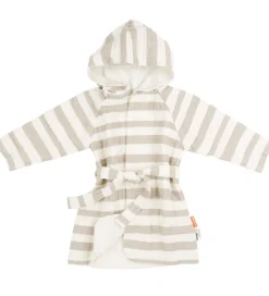 Børn Done by Deer Badekåber>Badekåbe - Stripes - Sand