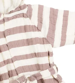 Børn Done by Deer Badekåber>Badekåbe - Stripes - Powder