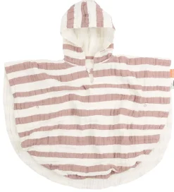 Done by Deer Babyhåndklæde- Og Poncho|Håndklæder|Badeponcho - 68x50 cm - Stripes Powder