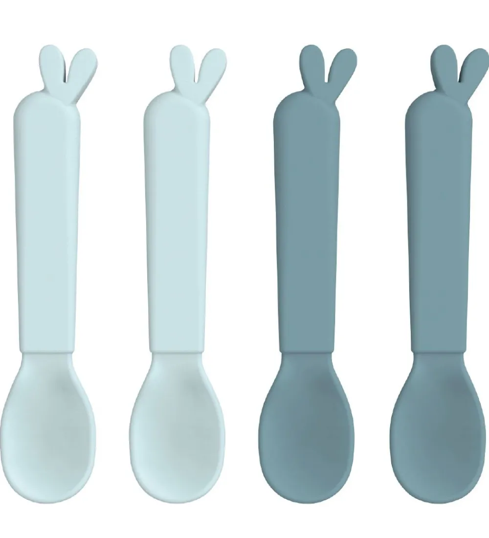 Done by Deer Babyskeer|Bestik - 4-pak - Ske - Lalee Blue