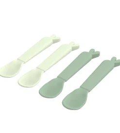 Done by Deer Babyskeer|Bestik - Termoplast - 4 dele - Ske - Lalee Green