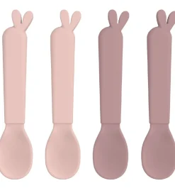 Done by Deer Babyskeer>Bestik - Termoplast - 4 dele - Ske - Lalee Powder