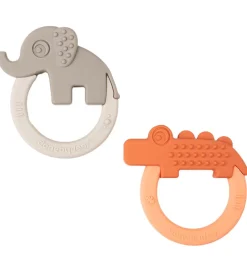 Done by Deer Bideringe|Bidering - 2-pak - Deer Friends - Papaya/Sand