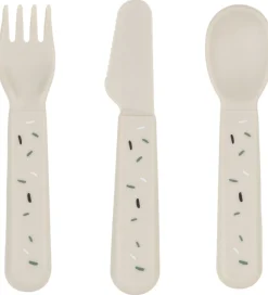 Børn Done by Deer Børnebestik|Børnebestik - 3 stk. - Foodie - Confetti Sand