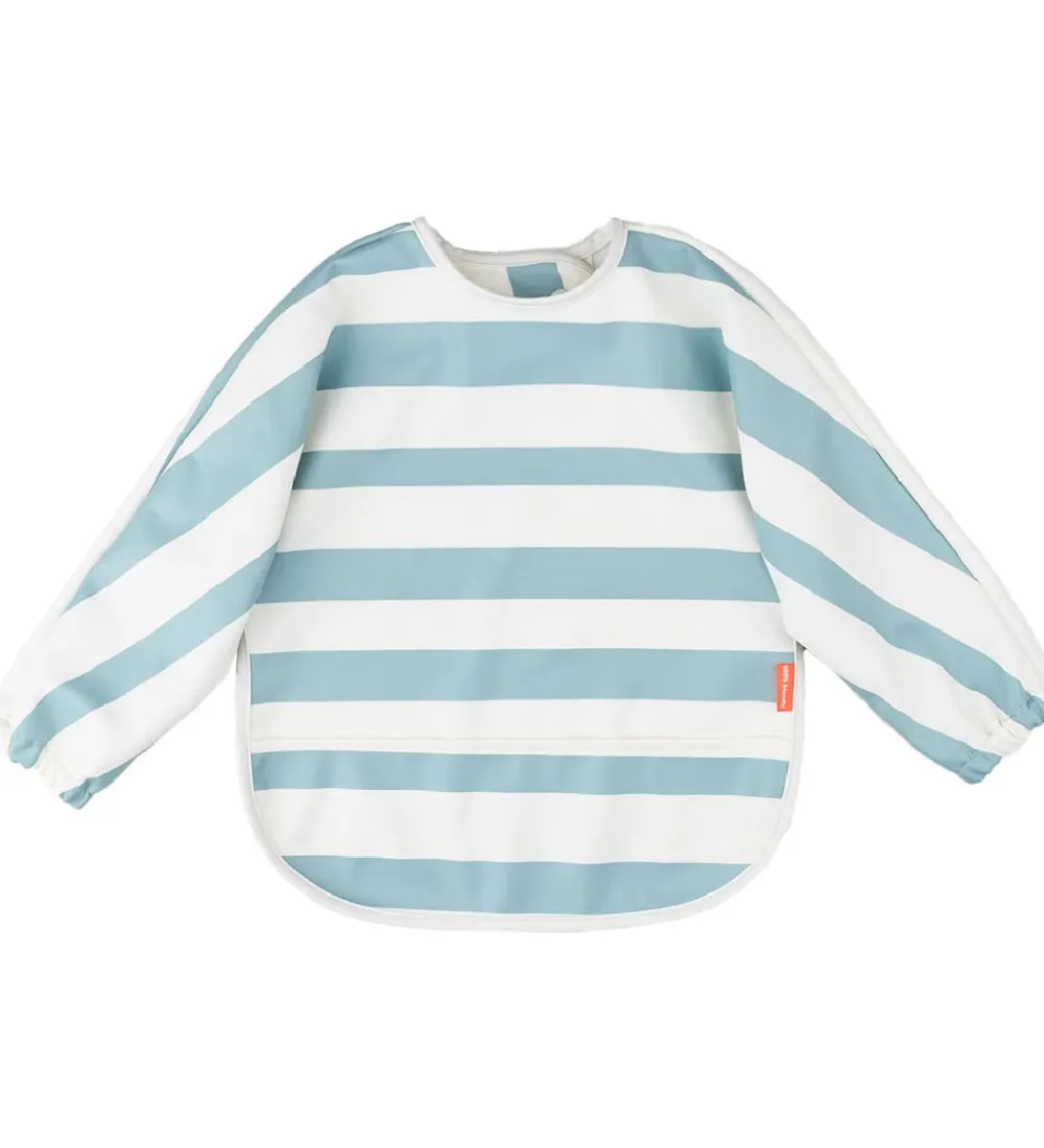 Done by Deer Forklæder|Forklæde - PU - Blå m. Striber