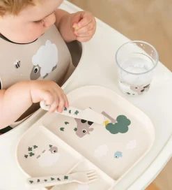 Done by Deer Tallerkener>Inddelt Tallerken - Tiny Farm - Powder