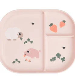 Done by Deer Tallerkener|Inddelt Tallerken - Tiny Farm - Powder