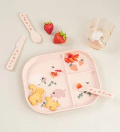 Done by Deer Tallerkener|Inddelt Tallerken - Tiny Farm - Powder