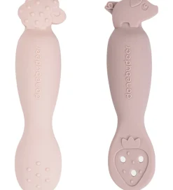 Børn Done by Deer Børnebestik>Læringsske Sæt - Tiny Farm - Powder