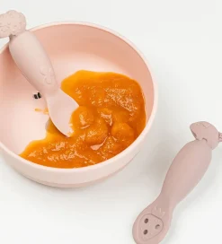 Børn Done by Deer Børnebestik>Læringsske Sæt - Tiny Farm - Powder