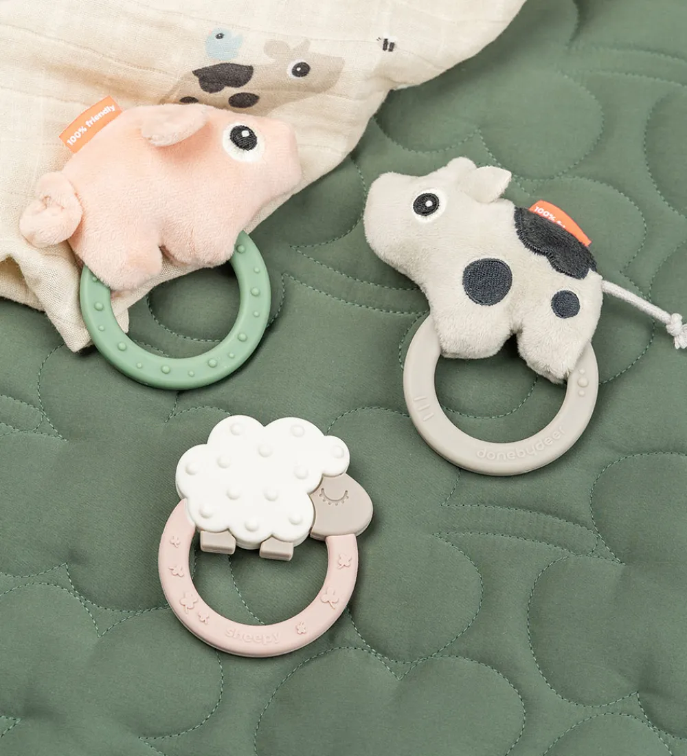 Done by Deer Gribelegetøj>Rangle - Sensory - Pigee - Farvemix