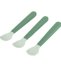 Børn Done by Deer Børnebestik|Babyskeer|Skeer - 3-pak - Foodie - Grøn