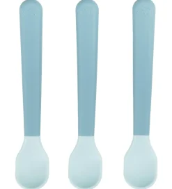 Børn Done by Deer Børnebestik|Babyskeer|Skeer - 3-pak - Foodie - Blå