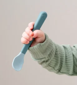 Børn Done by Deer Børnebestik|Babyskeer|Skeer - 3-pak - Foodie - Blå