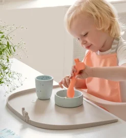 Børn Done by Deer Børnebestik|Babyskeer|Skeer - Silikone - 2-pak - Lalee - Grøn