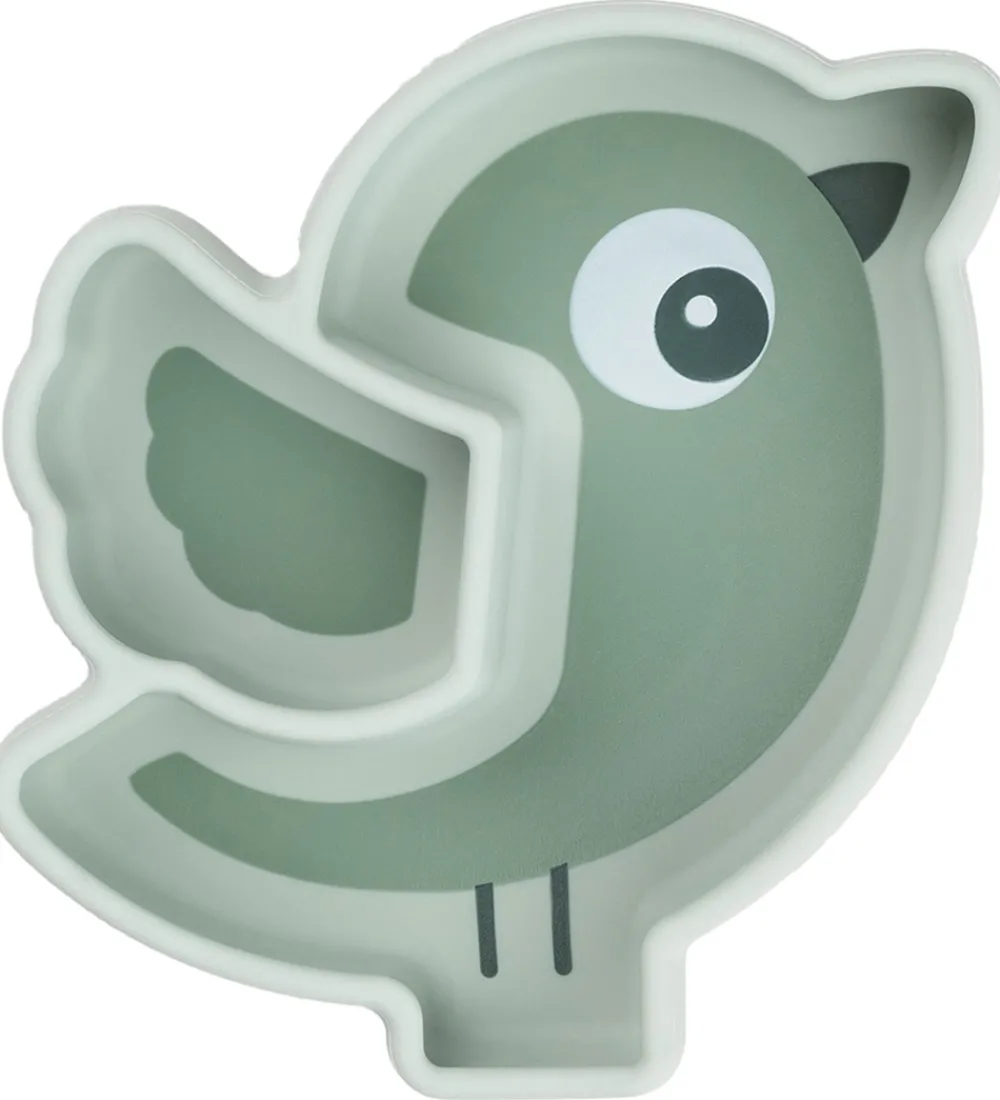 Done by Deer Tallerkener>Snacktallerken - Silikone - Stick & Stay - Birdee -