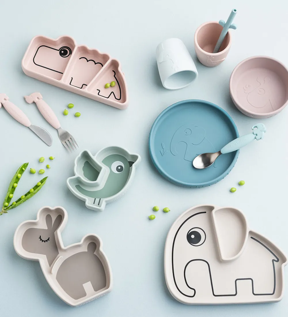 Done by Deer Tallerkener>Snacktallerken - Silikone - Stick & Stay - Lalee -