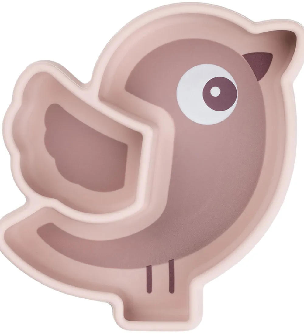 Done by Deer Tallerkener>Snacktallerken - Silikone - Stick & Stay - Birdee -