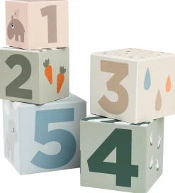 Done by Deer Stablelegetøj|Stablekasser - 5 stk. - Deer Friends - Farvemix