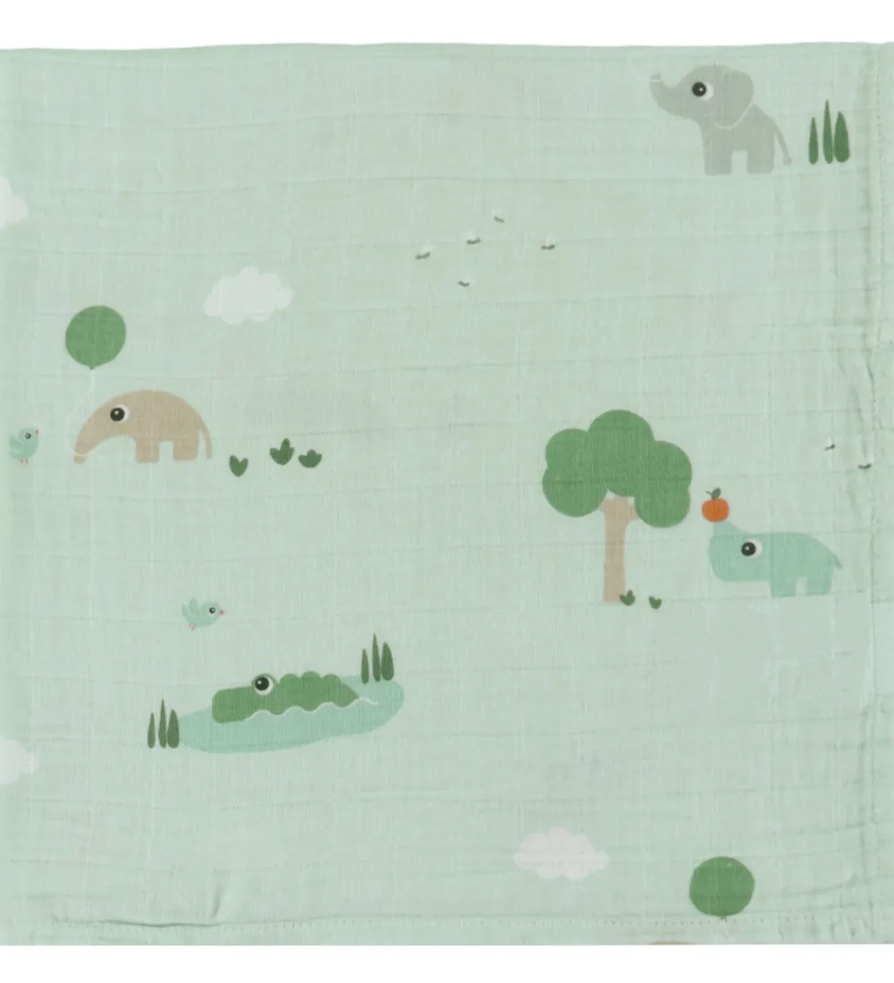 Done by Deer Stofbleer|Pusletid|Stofble - 2-pak - 65x65 cm - Playground - Blå