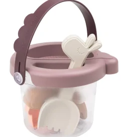 Done by Deer Strandlegetøj|Strandsæt - Spand - 5 Dele - Deer Friends Powder