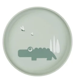 Done by Deer Tallerkener>Tallerken - Termoplast - Croco - Green