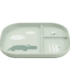 Done by Deer Tallerkener>Tallerken - Termoplast - 3 Rum - Croco - Green