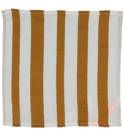 Done by Deer Vaskeklude|Vaskeklude - 5-pak - 30x30 cm - Deer Friends Mustar