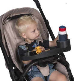 Dooky Barnevognsudstyr|Aktivitetsbakke/Snackbakke Til Barnevogn/Klapvogn - Sort