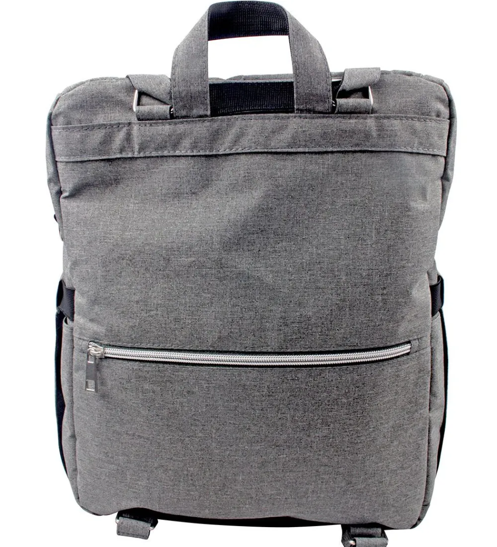 Dooky Pusletasker>Pusletaske Rygsæk - 2 i 1 - Grey Melange