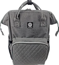 Dooky Pusletasker>Pusletaske Rygsæk - Stor - Grey Melange