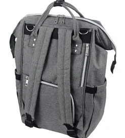 Dooky Pusletasker>Pusletaske Rygsæk - Stor - Grey Melange