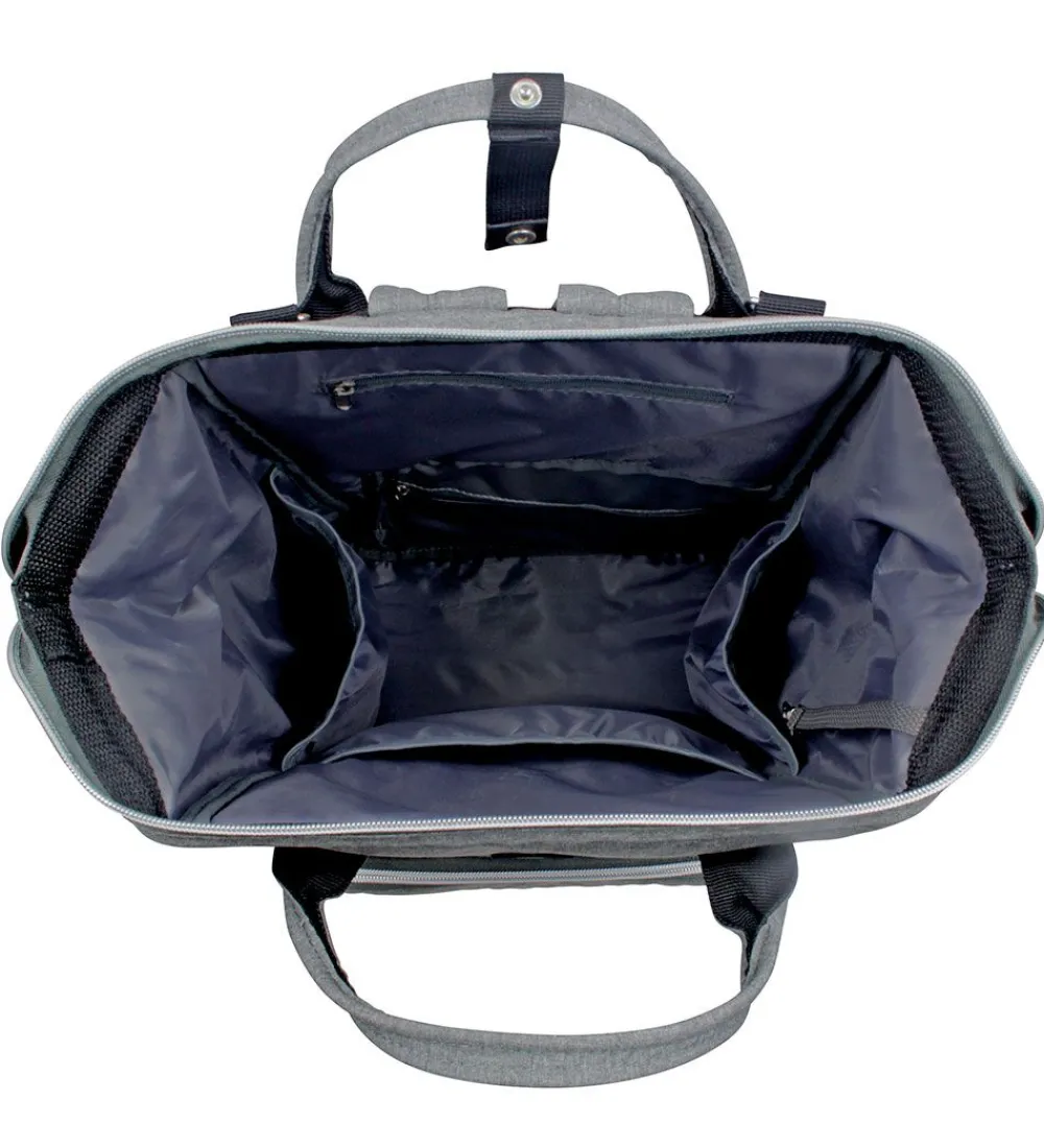 Dooky Pusletasker>Pusletaske Rygsæk - Stor - Grey Melange