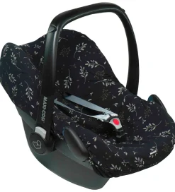 Dooky Autostole|Sædeovertræk Til Autostol - 0+ - Romantic Leaves - Sort