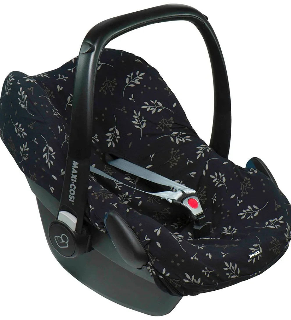 Dooky Autostole|Sædeovertræk Til Autostol - 0+ - Romantic Leaves - Sort