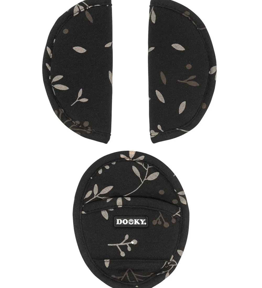 Dooky Autostole|Universelle Puder - Romantic Leaves - Sort