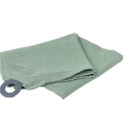 Doomoo Bideringe|Stofbleer>Ammetæppe m. Bidering - Musselin - 100x85 cm - Grøn