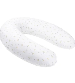 Doomoo Amning|Ammepuder>Graviditets-/Ammepude - 180 cm - Hvid/Blomster Gul