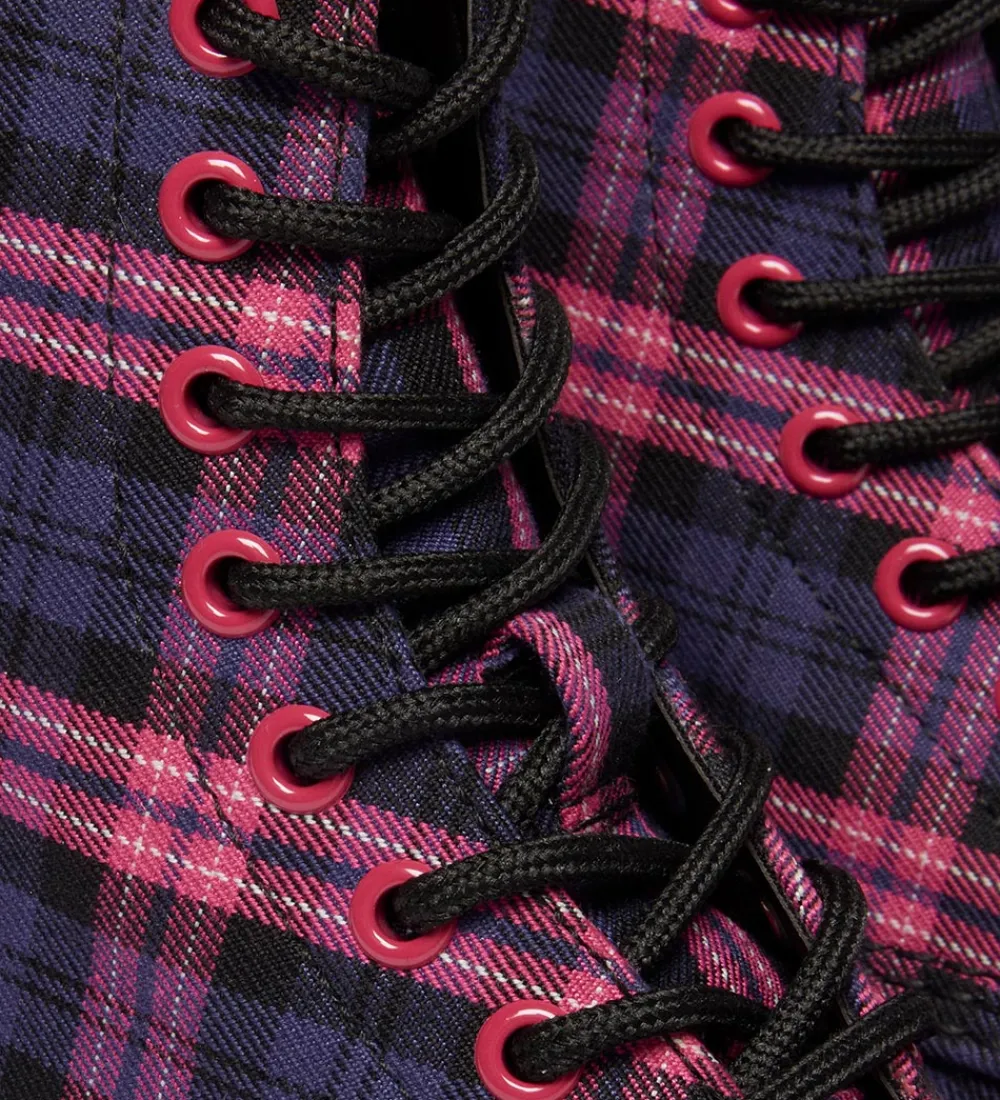 Dr. Martens Støvler>Støvler - 1460 - Pink Multi Tartan