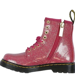 Dr. Martens Støvler|Støvler - 1460 J - Nebula Glitter - Fuchsia/Silver