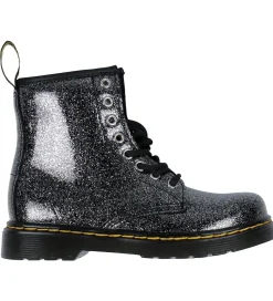 Dr. Martens Støvler|Støvler - 1460 J - Nebula Glitter - Black/Silver/Neb