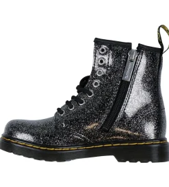 Dr. Martens Støvler|Støvler - 1460 J - Nebula Glitter - Black/Silver/Neb