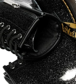 Dr. Martens Støvler|Støvler - 1460 J - Nebula Glitter - Black/Silver/Neb