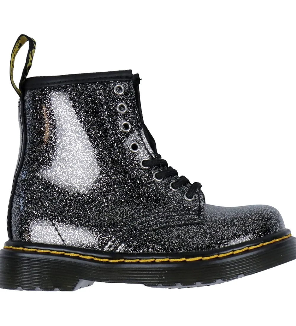 Dr. Martens Støvler>Støvler - 1460 T - Nebuls Glitter - Black/Silver