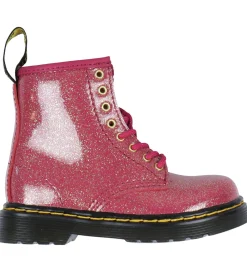 Dr. Martens Støvler>Støvler - 1460 T - Nebuls Glitter - Fuchsia/Silver/G